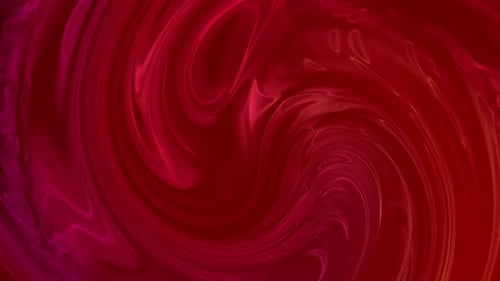 Dynamic Abstract Red Orange Fluid Swirl Loop Background