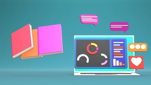 Kreatives modernes Design, geeignet für Internetdienste, soziale Apps, Online-Lernförderung.