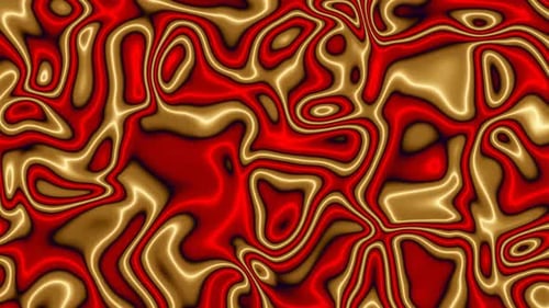 Animación de fondo líquido de material abstracto de color rojo marrón