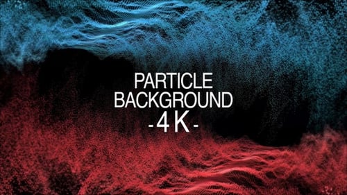 Dynamic Abstract Particles Digital Flow Background