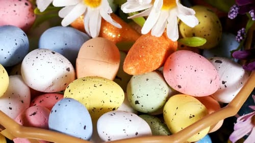Colorful Traditional Celebration Easter Paschal Eggs 52