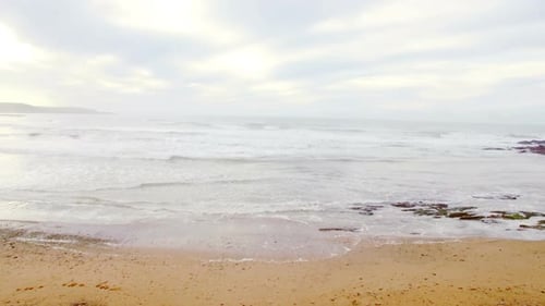 View of waves on seashore