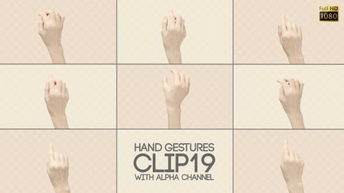 Hand Tapping or Clicking on Different Color Backgrounds