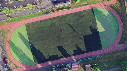 Small City Stadium for Soccer