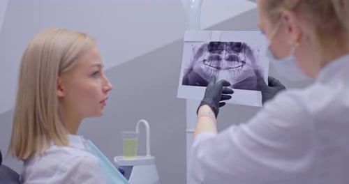 Xray of the Patient's Oral Cavity