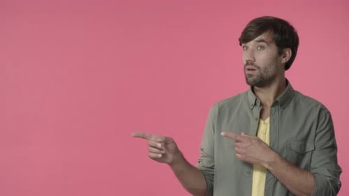 Man Gesturing and Giving Thumbs Up Approval