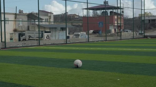 Futbolista Long Shot Soccer Field