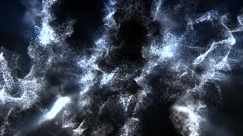 Abstract Shimmering Particle Flow Background