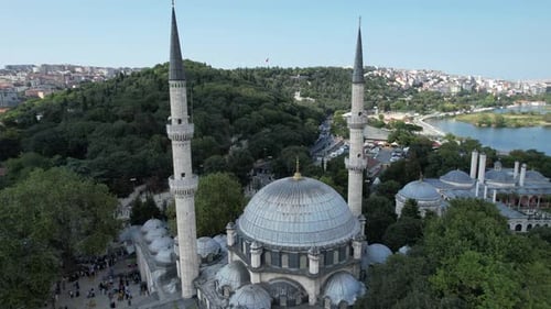 Eyup Sultan Mosque Eyup Sultan Mosque Aerial View