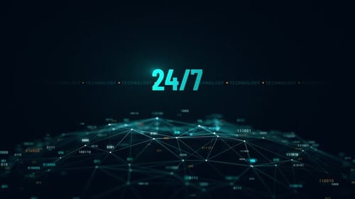 24/7 24 7 Digital Globe 4K