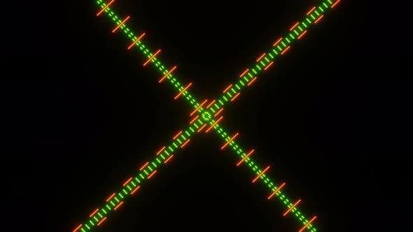 Rotation of the Pulsating Pixel Animation of the Abstract Background ...