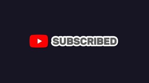YouTube Subscribe Button and Bell Notification Animation