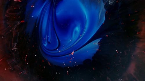 Abstrakte Grunge-Farbtinte Farbausbreitung Explosion Verengung Space Explosion Hintergrund