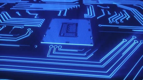 Signals Passing Through the Microcircuits to the Processor