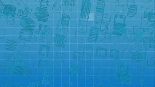 Top view of city building structures