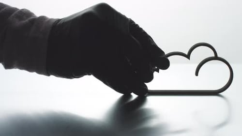 Digital Cloud Computing Data Concept