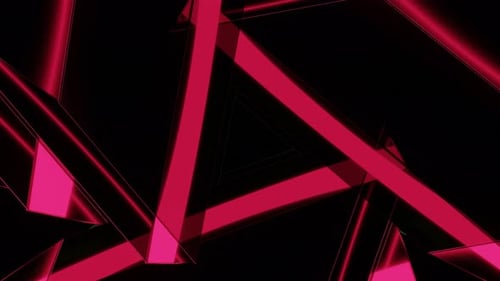 Abstract Animation of Moving Colored Shapes