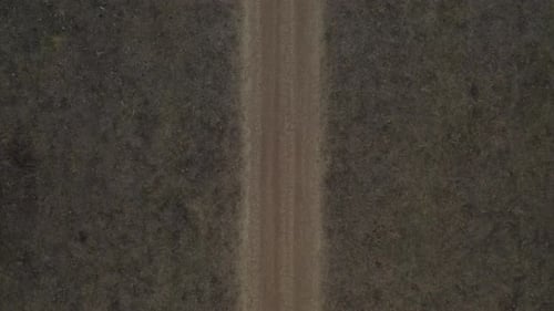 Following mud road 4K video