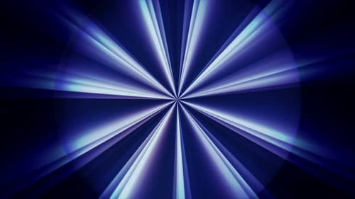 Rotating Blue Purple Abstract Light Rays Background