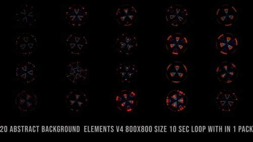 Abstract Background Elements Pack V04