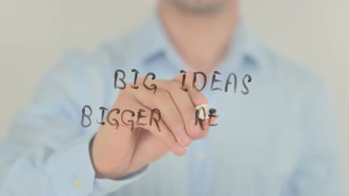 Writing Big Ideas and Bigger Results on Glass
