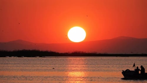 Sunset And The Sea