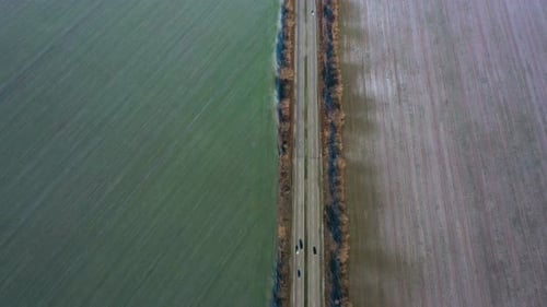 Aerial View Of Green Fields 33