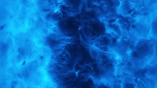 Abstract Blue Fluid Energy Animated Background
