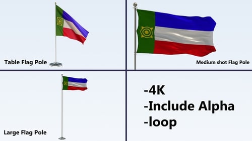 Waving Flag Animation with Alpha Channel