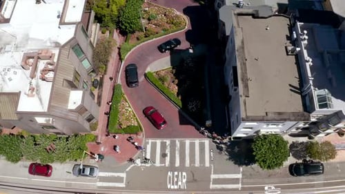 Beautiful Aerial View of the San Francisco USA