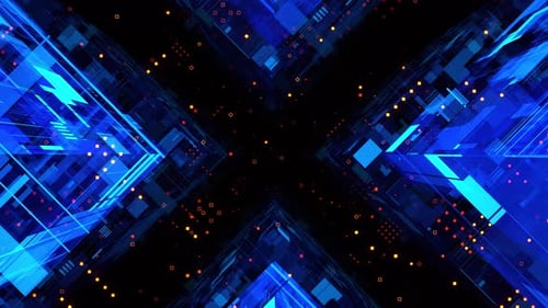 Sci-Fi Blue X-Tunnel Ver. 2