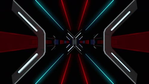 Space Neon Gate 4K