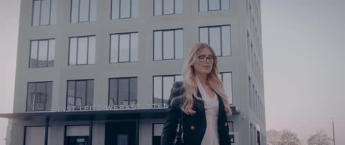 Secretary Woman with Glasses