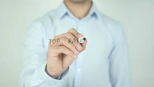 Top Rated Text Writing on Clear Surface