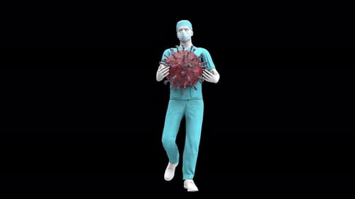 Docteur et coronavirus - Loop Alpha 4k