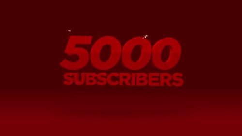 YouTube Subscriber Milestone Celebration Transformation Animation