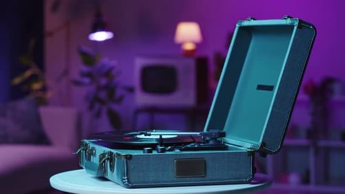 Vinyl Record Closeup