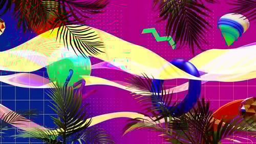 Abstract Glass Geometry Art 03 HD