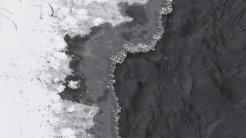 Ice And Fast Water