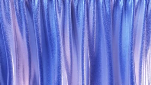 Shimmering Blue Glitter Fabric Decorative Background