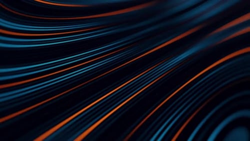 Dynamic Abstract Flowing Lines Motion Background