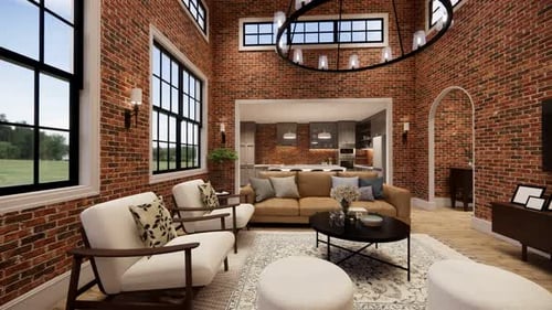 3D Architectural Interior Walkthrough of a Modern Home