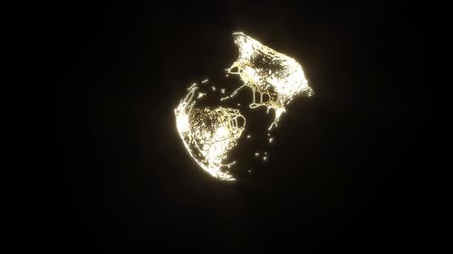 Gold Splash Drop auf Schwarz Super Zeitlupe 1000 FPS
