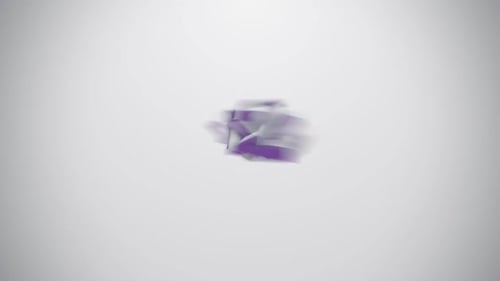 Painting Text Transforms into Art Palette Logo Reveal