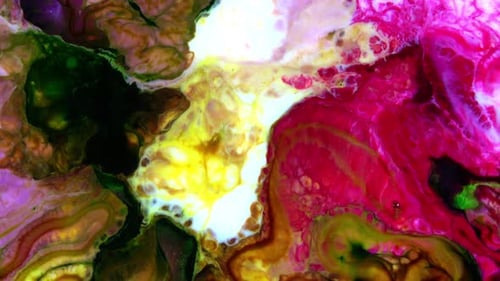 Abstract Colorful Invert Sacral Paint Exploding Texture 453