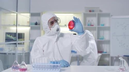 Scientists Conducting Research in Bright Laboratory