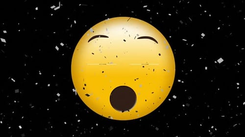 Modern Surprised Emoji Reveals with Confetti