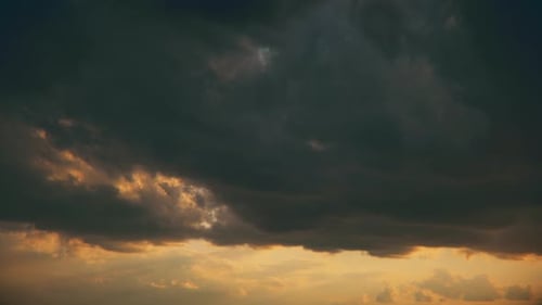 Dramatic Cloudscape During Sunrise or Sunset