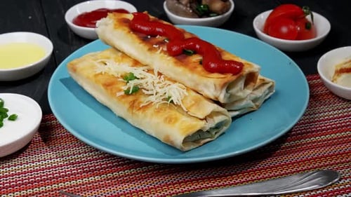 Vegetarian Shawarma Sandwich