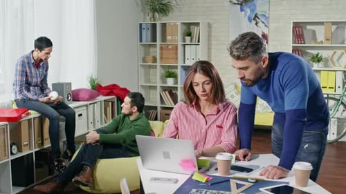 Creative Startup Workers at Work
